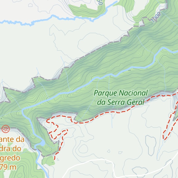 Map of Cânion Fortaleza