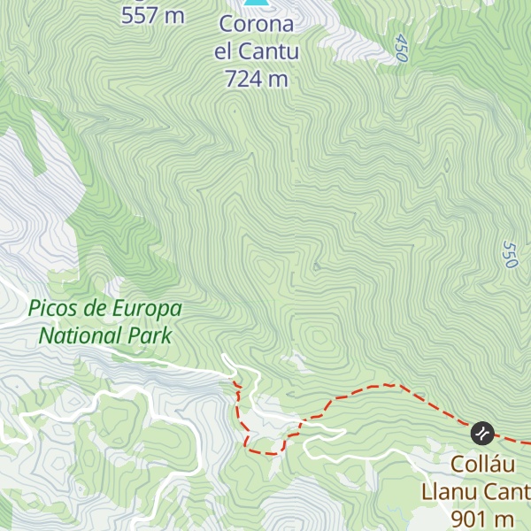 Map of Porru Oberdón