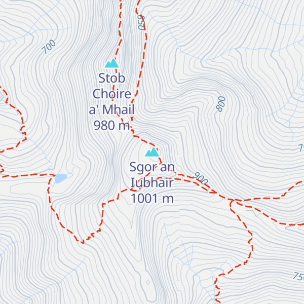 Map of Sgor an Iubhair