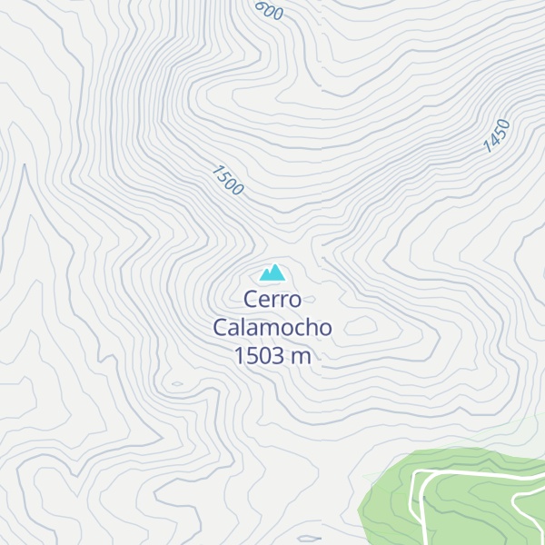 Map of Cerro Calamocho