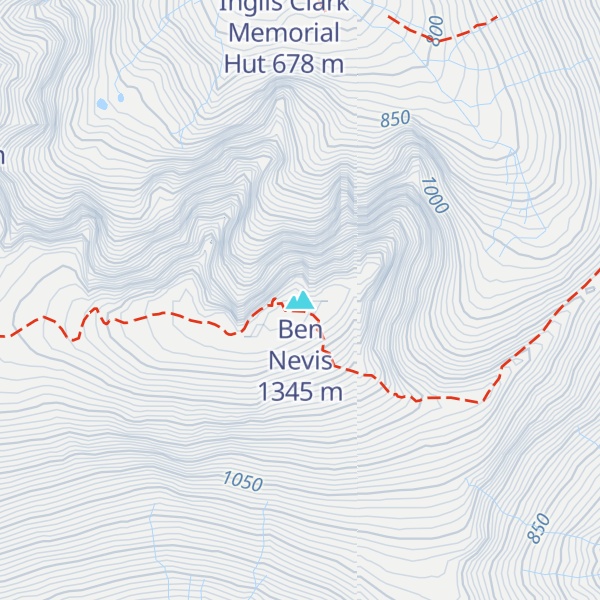 Map of Ben Nevis