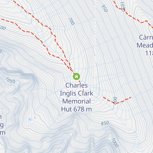 Map of Charles Inglis Clark Memorial Hut