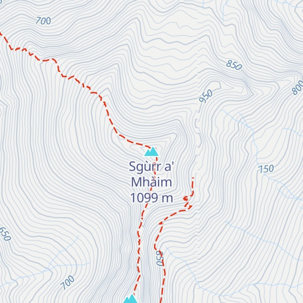 Map of Sgùrr a' Mhàim