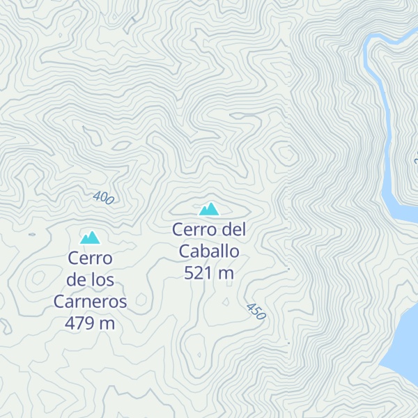 Map of Cerro del Caballo