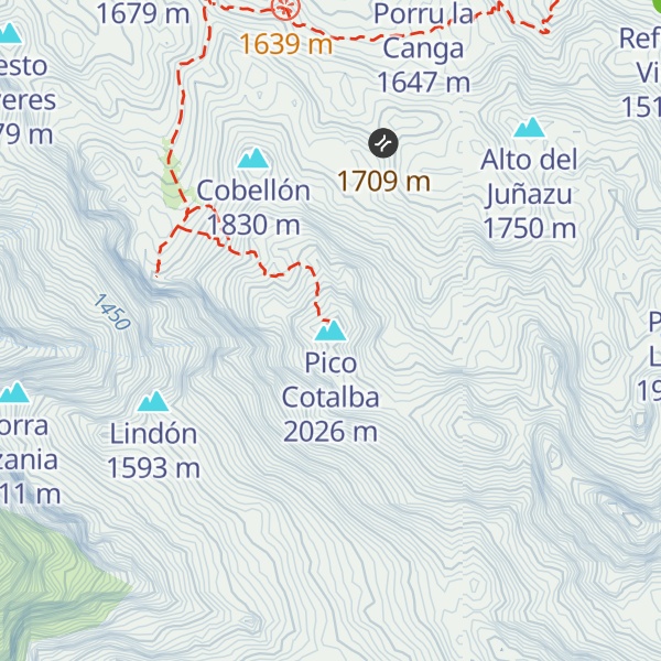 Map of Pico Cotalba