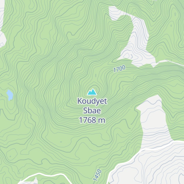 Map of Koudyet Sbae