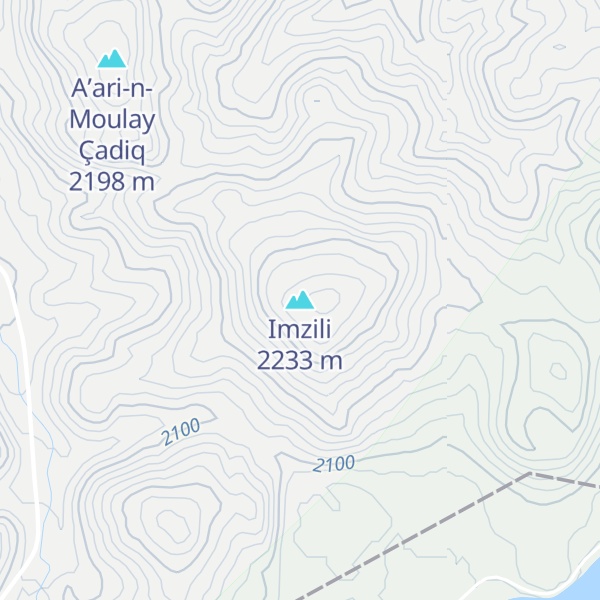 Map of Imzili