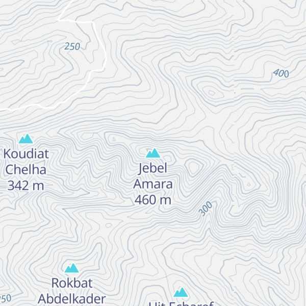 Map of Jebel Amara