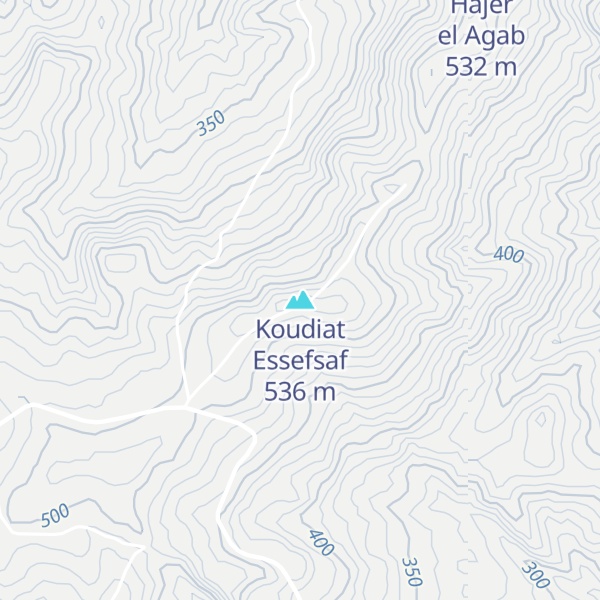 Map of Koudiat Essefsaf