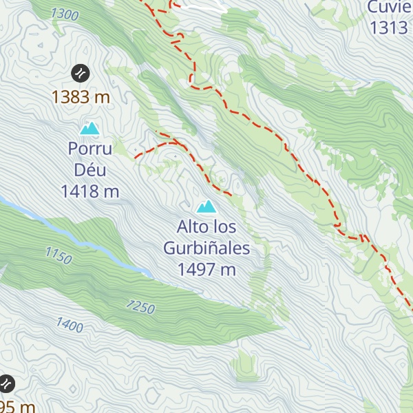 Map of Alto los Gurbiñales