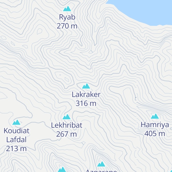 Map of Lakraker