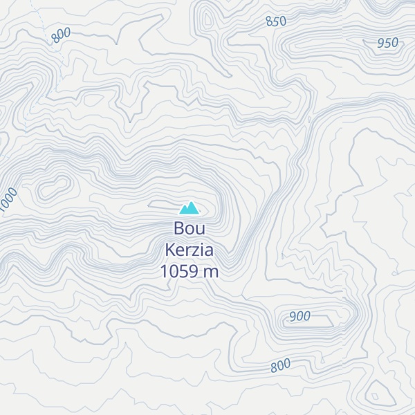 Map of Ichene n’Bou Kerzia