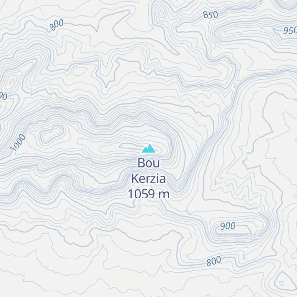 Map of Bou Kerzia