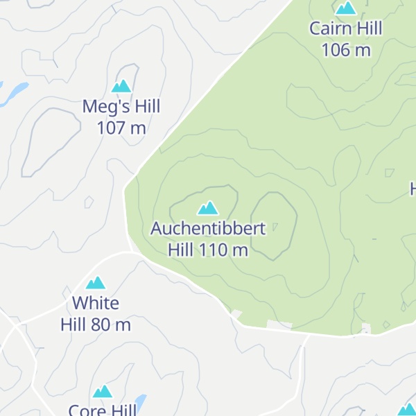 Map of Auchentibbert Hill