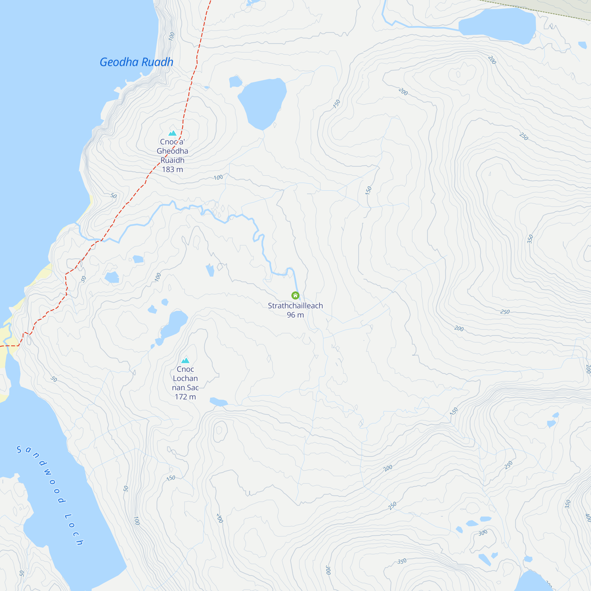 Strathchailleach map