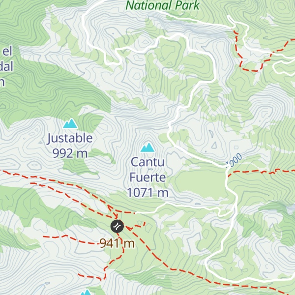 Map of Cantu Fuerte