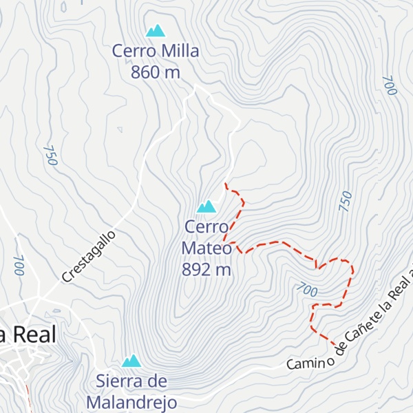 Map of Cerro Mateo