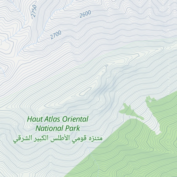 Map of Ich n’Ifrane