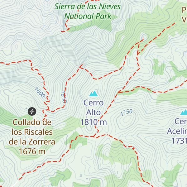 Map of Cerro Alto