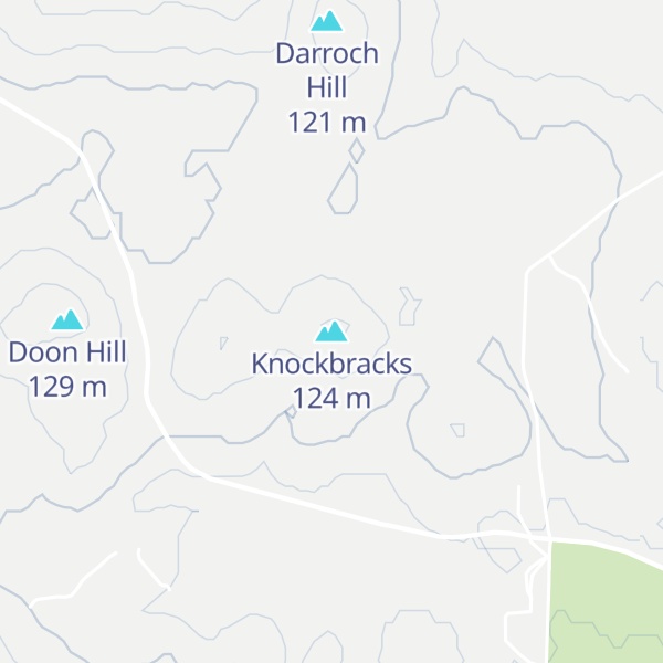 Map of Knockbracks