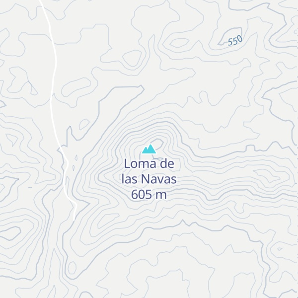 Map of Loma de las Navas