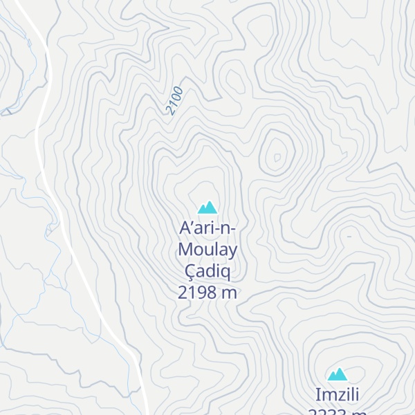 Map of A’ari-n-Moulay Çadiq