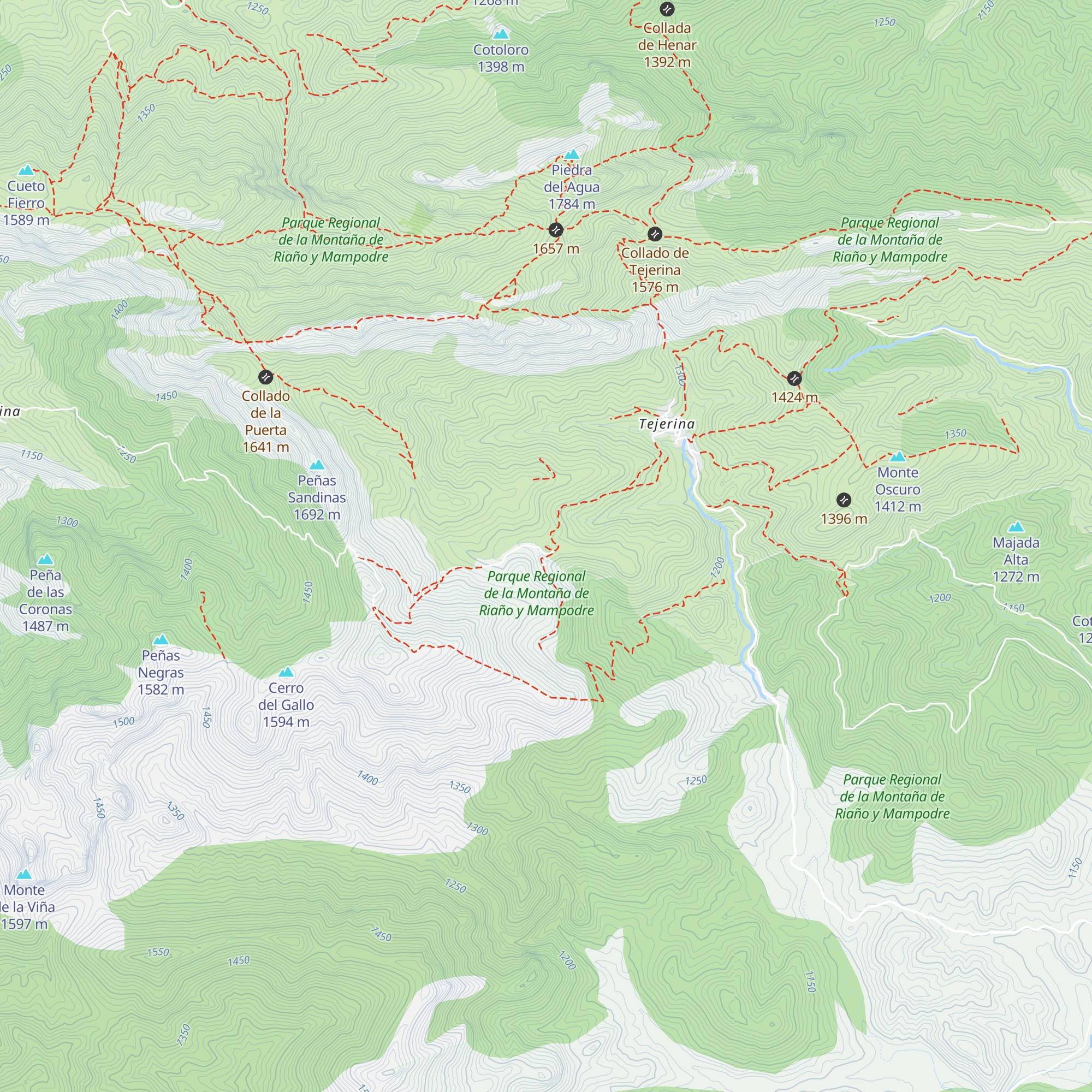 Refugio Collao San Martino map