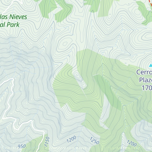 Map of Cerro de la Alcazaba