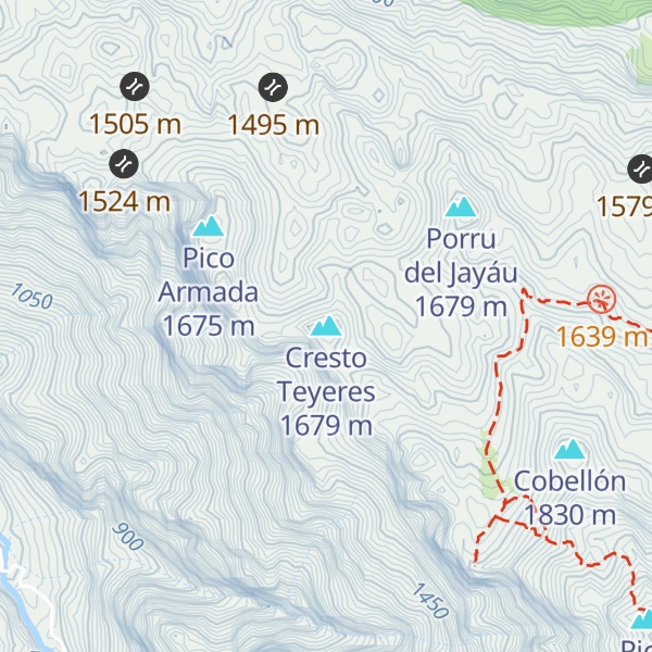 Map of Cresto Teyeres