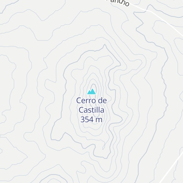 Map of Cerro de Castilla