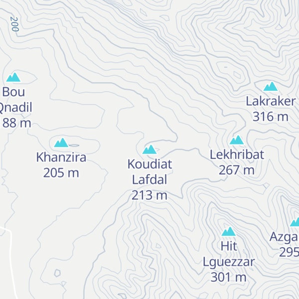 Map of Koudiat Lafdal