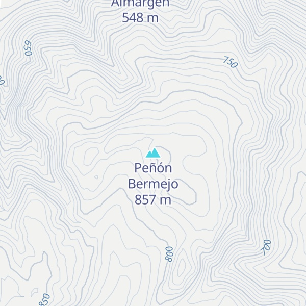 Map of Peñón Bermejo