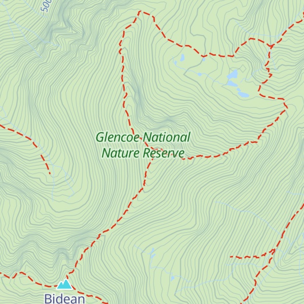 Map of Stob Coire nan Lochan