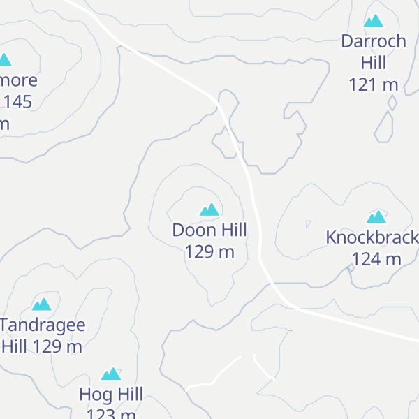 Map of Doon Hill