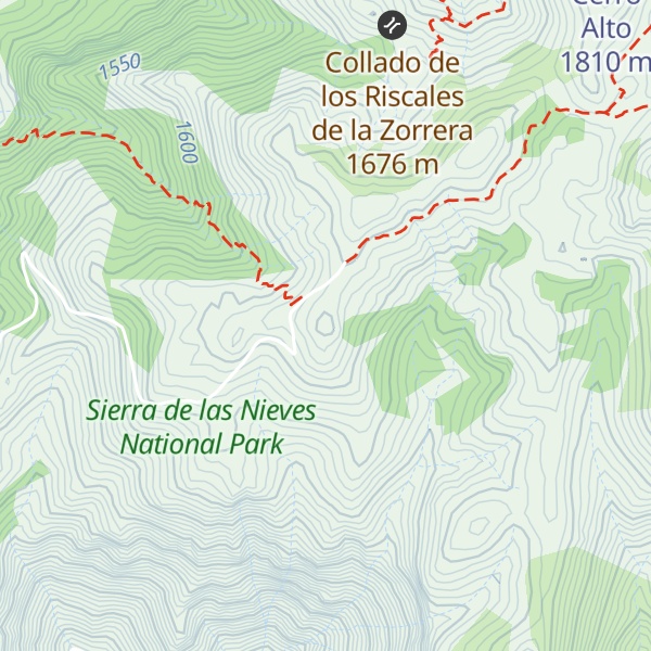 Map of Cerro de los Pilones