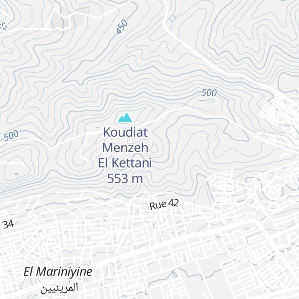 Map of Koudiat Ellouz