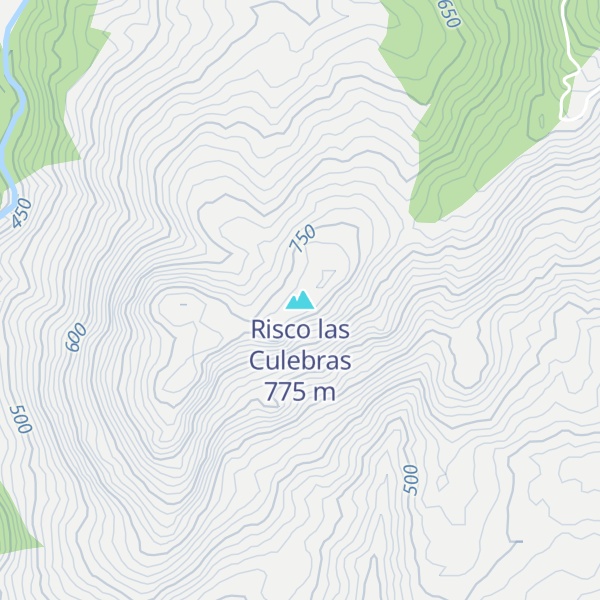 Map of Risco las Culebras