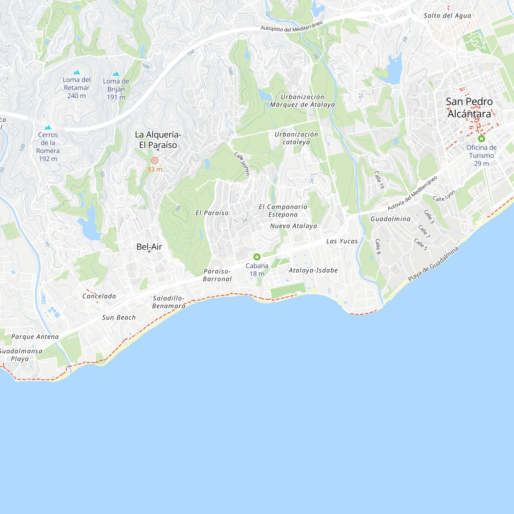 Cabana map