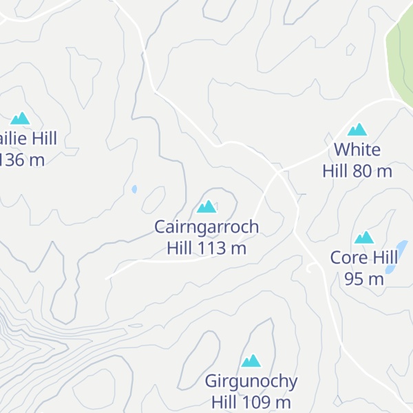Map of Cairngarroch Hill