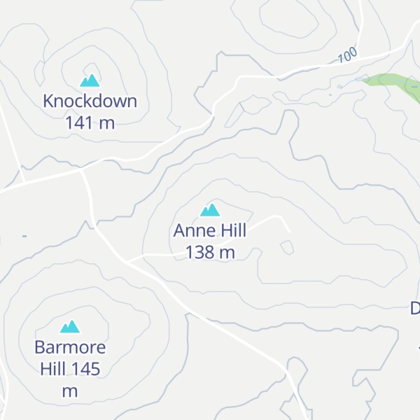 Map of Anne Hill