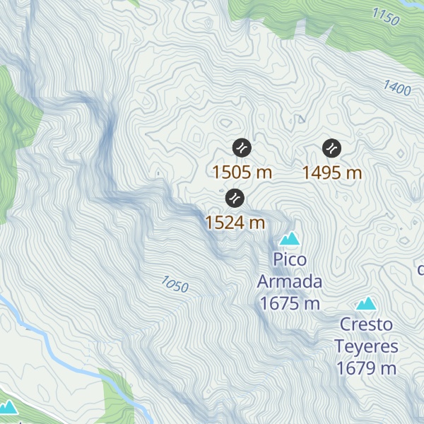 Map of Alto les Palenques
