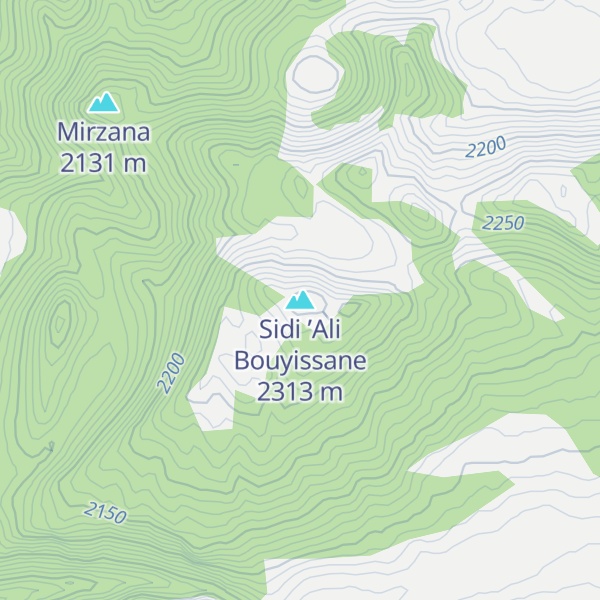 Map of Sidi ’Ali Bouyissane