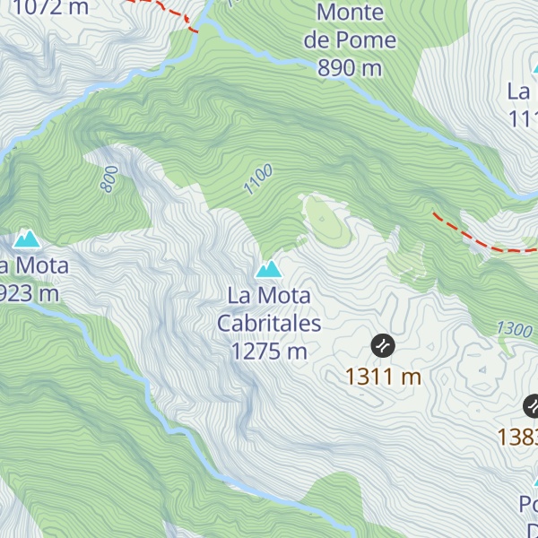 Map of La Mota Cabritales