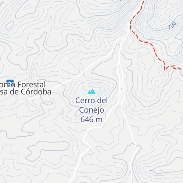 Map of Cerro del Conejo