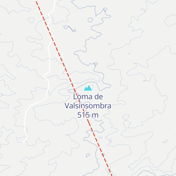Map of Loma de Valsinsombra