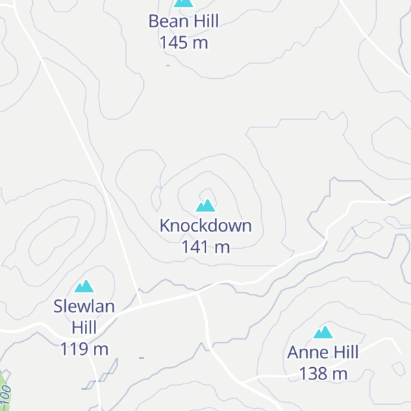 Map of Knockdown