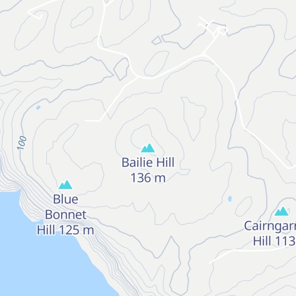 Map of Bailie Hill