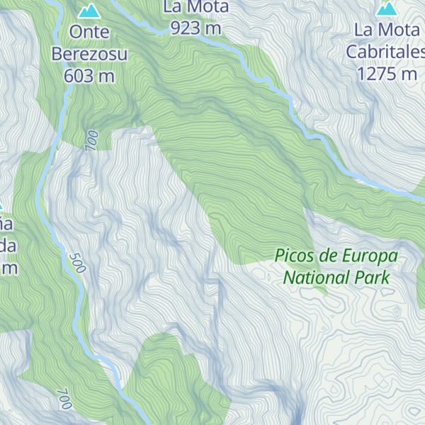 Map of Monte Rubietu
