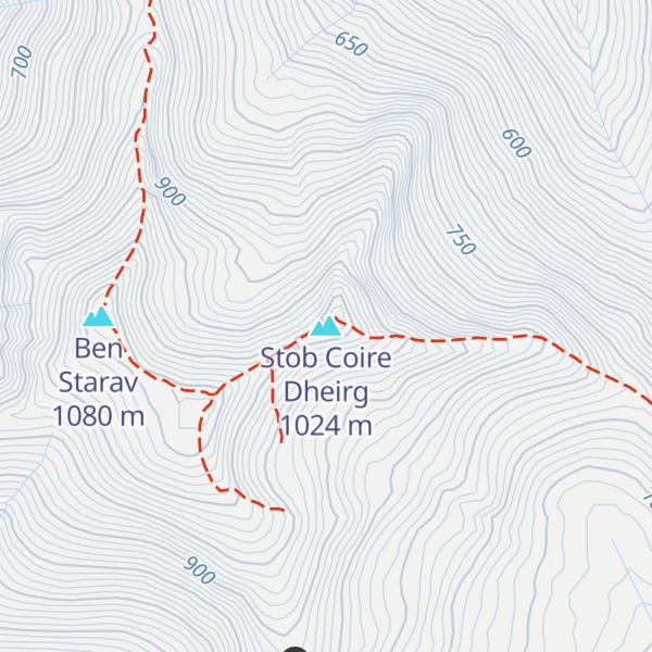 Map of Stob Coire Dheirg