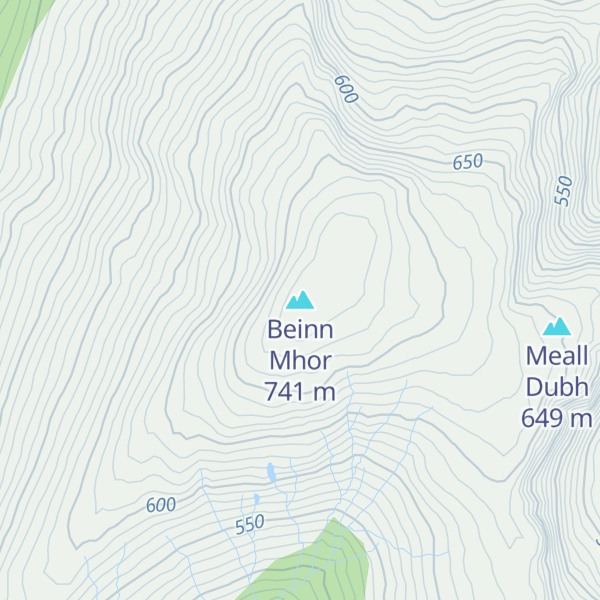 Map of Beinn Mhor